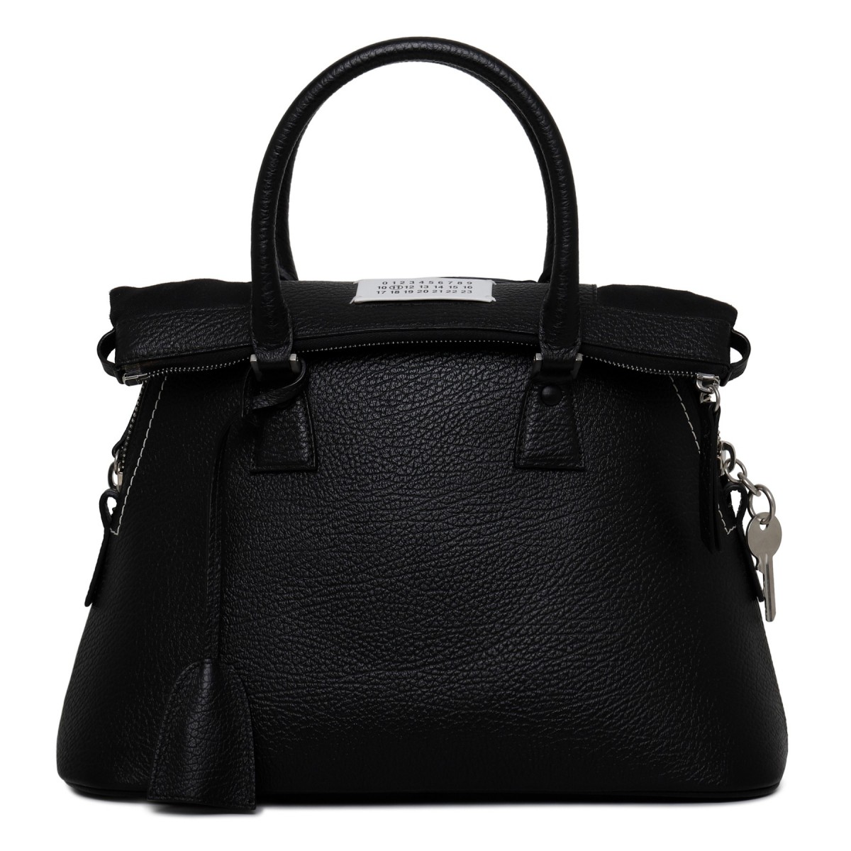 Black 5AC Leather Shoulder Bag