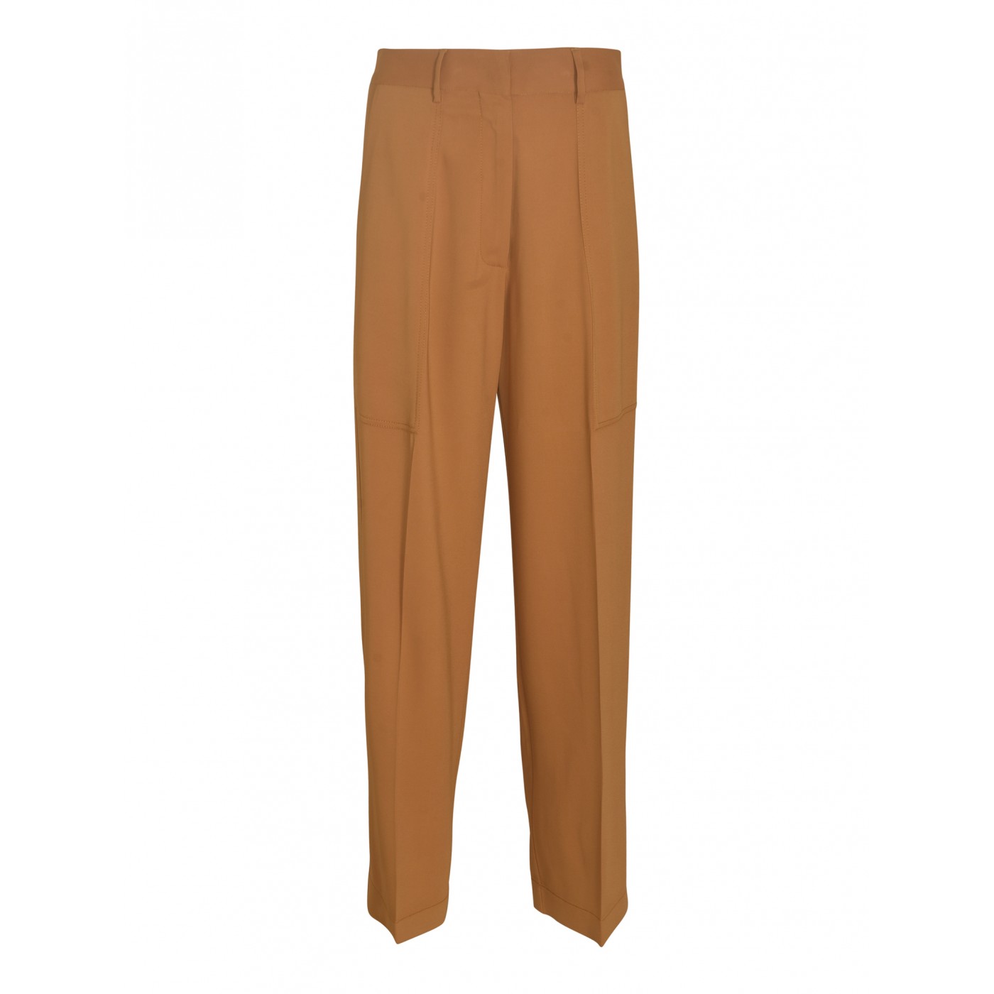 FORTE FORTE Pantaloni cargo cady crepe stretch