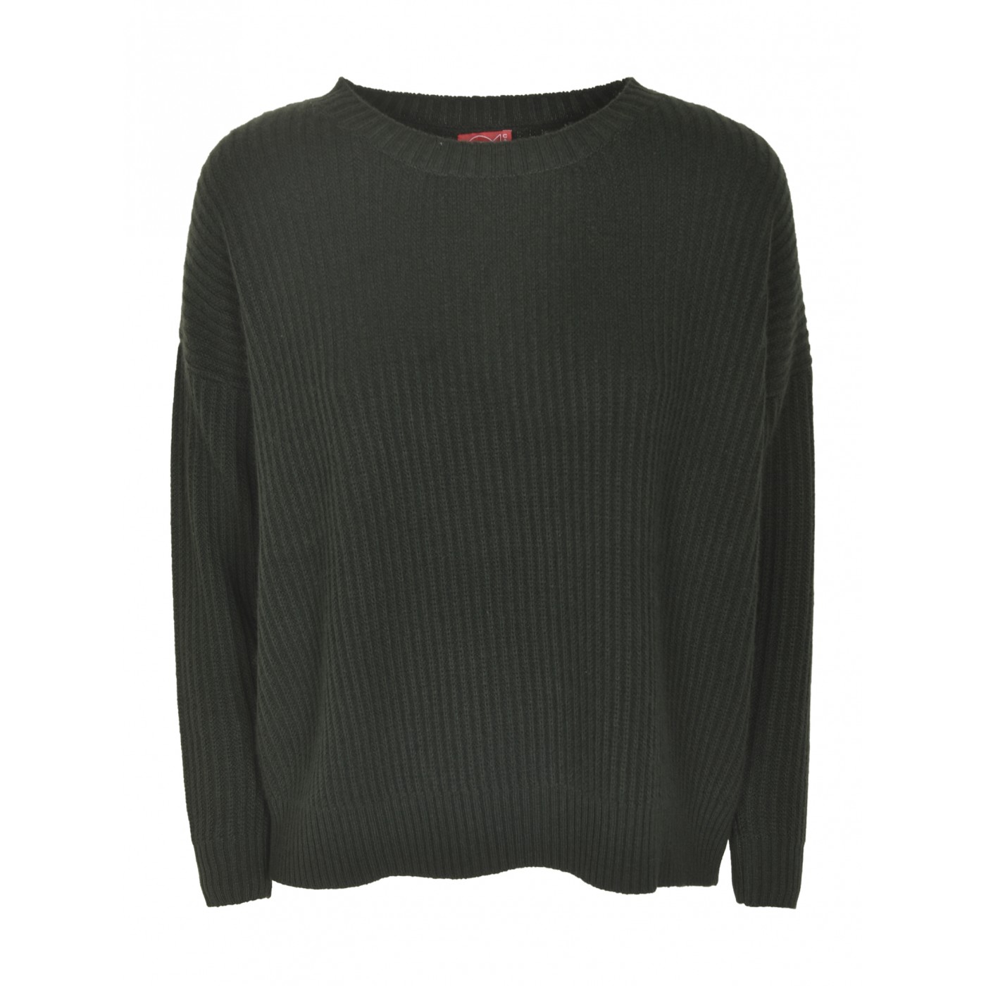 F CASHMERE Maglia girocollo costa inglese