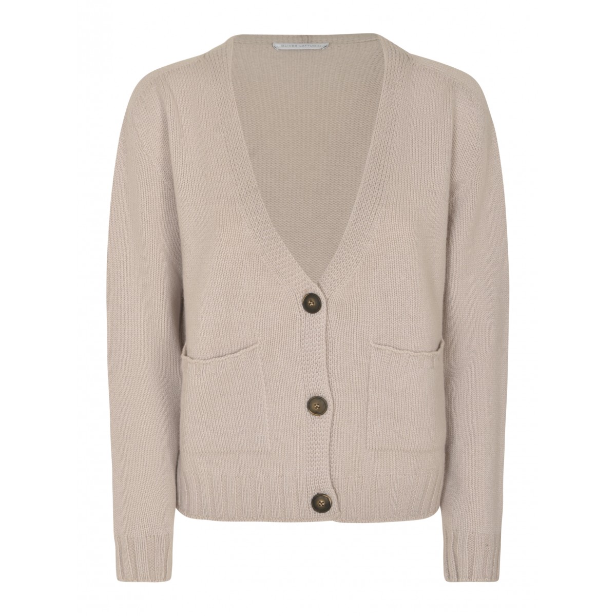 cardigan scollo v con tasche