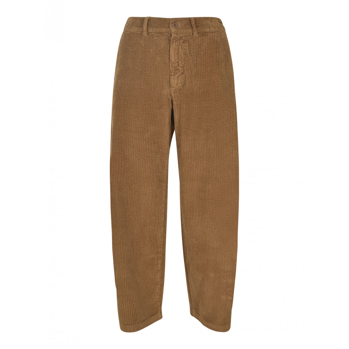 Pantaloni elastico dietro gamba larga