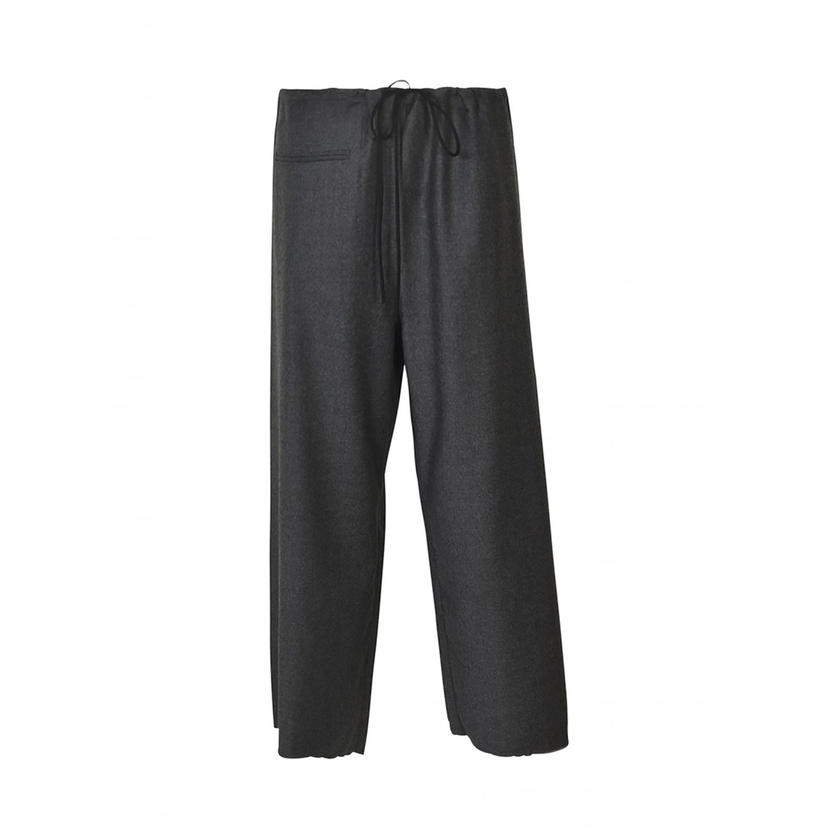 Pantaloni coulisse gamba larga