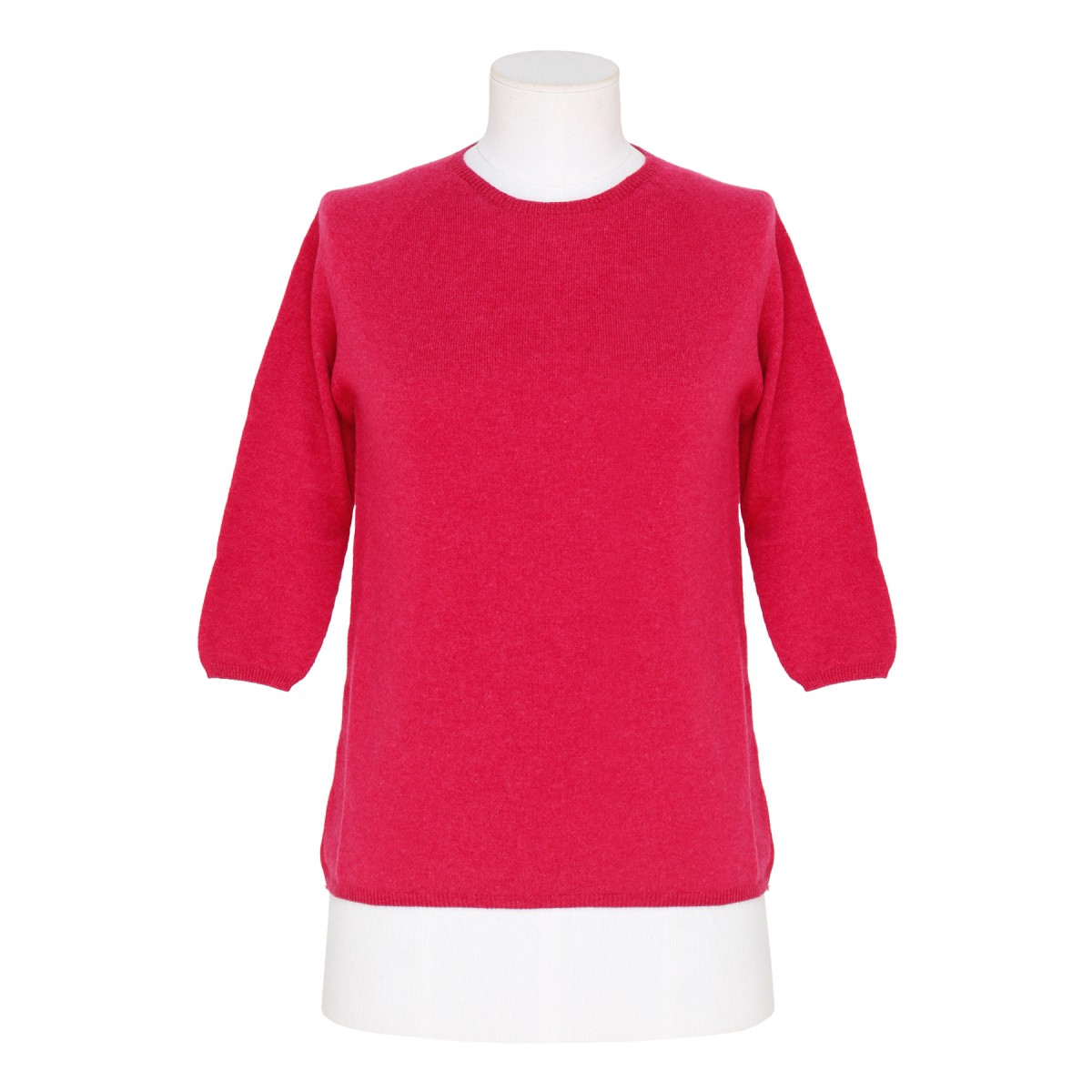 Raspberry Red Cashmere Sweater