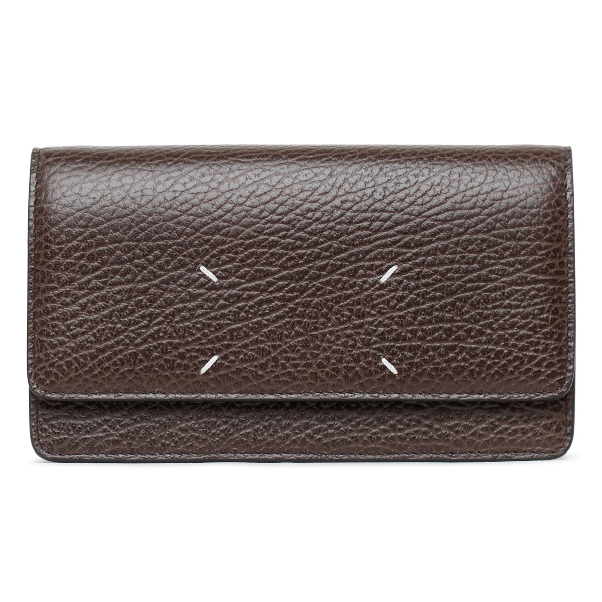 Dark Brown Leather Chain wallet