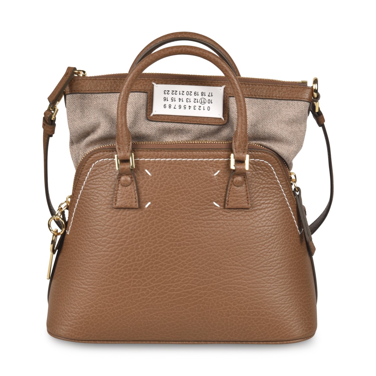Brown Leather Mini 5AC Bag