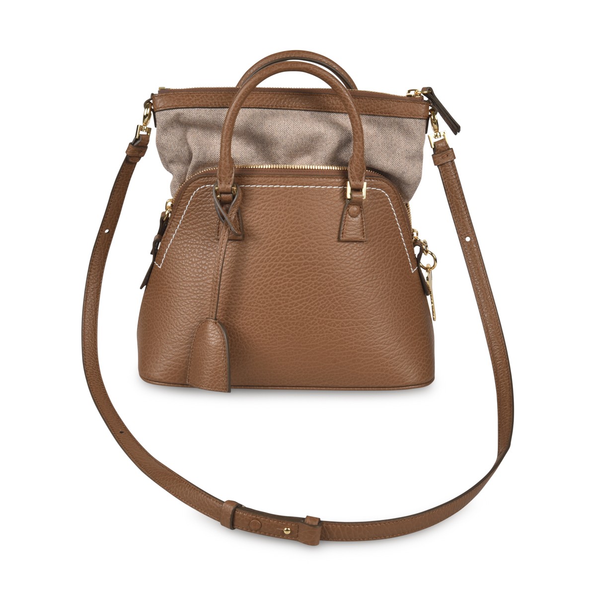 Brown Leather Mini 5AC Bag