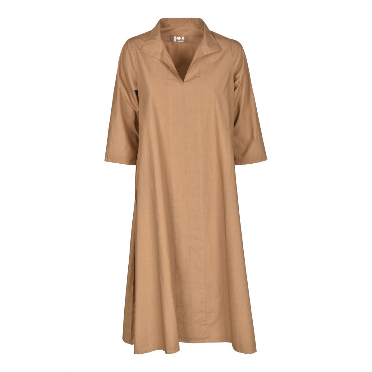 Caramel Cotton Lipari Clara Shirt Dress