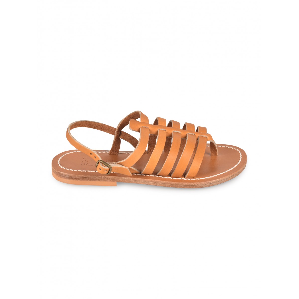 Brown Homere Flat Sandals