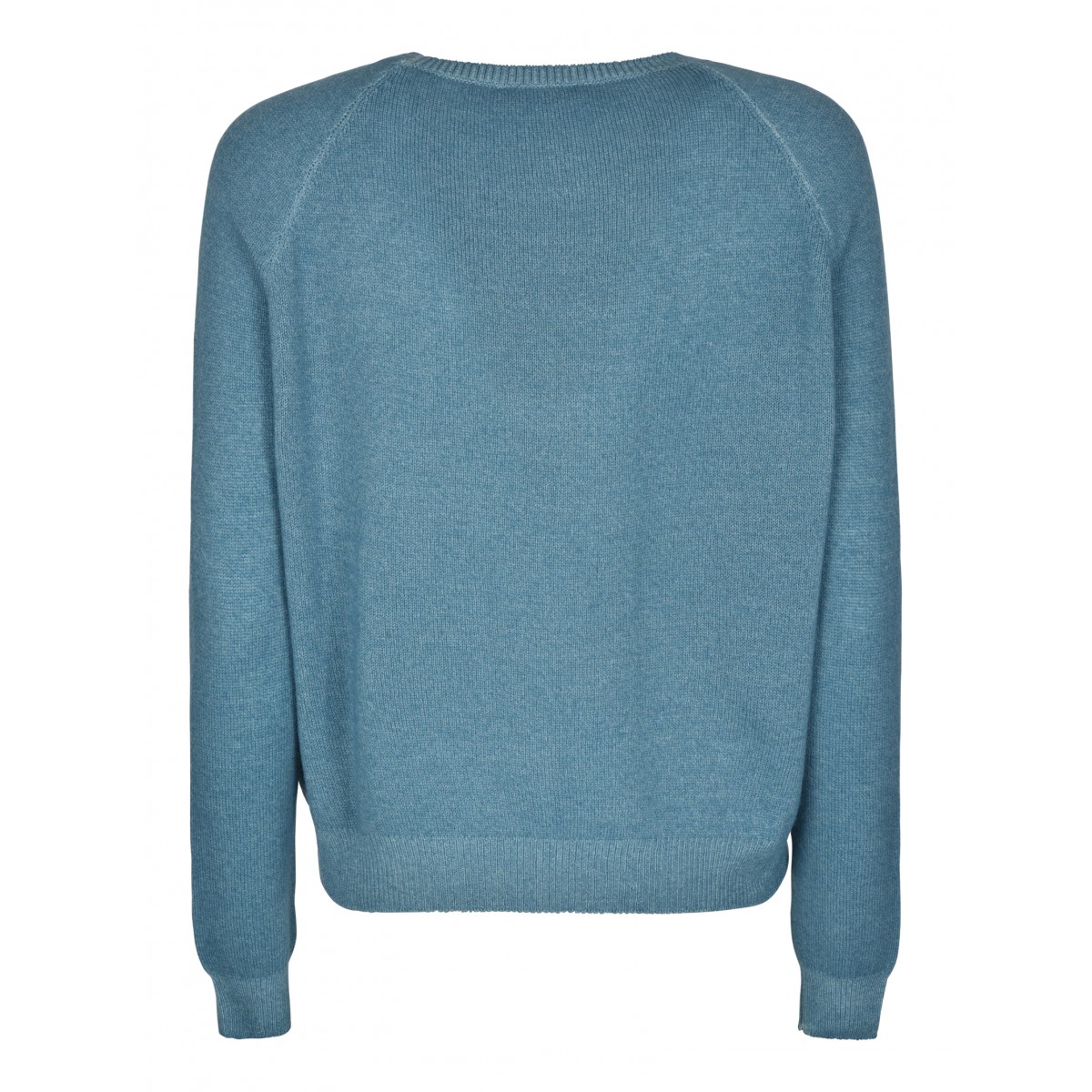 Turquoise Wool And Cashmere Sweater