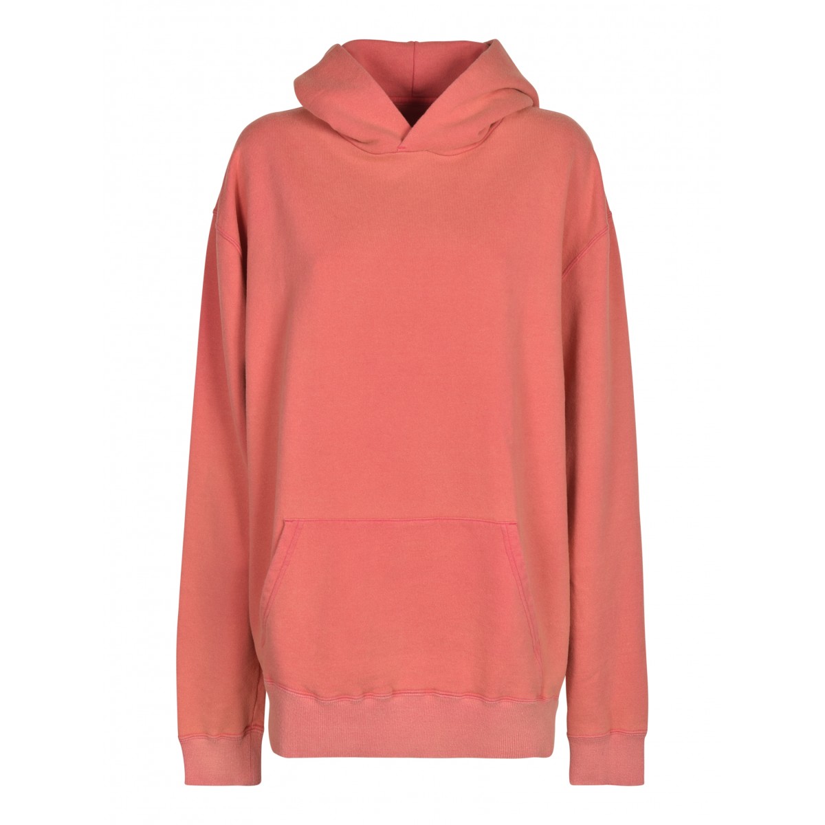 Coral Cotton Hoodie