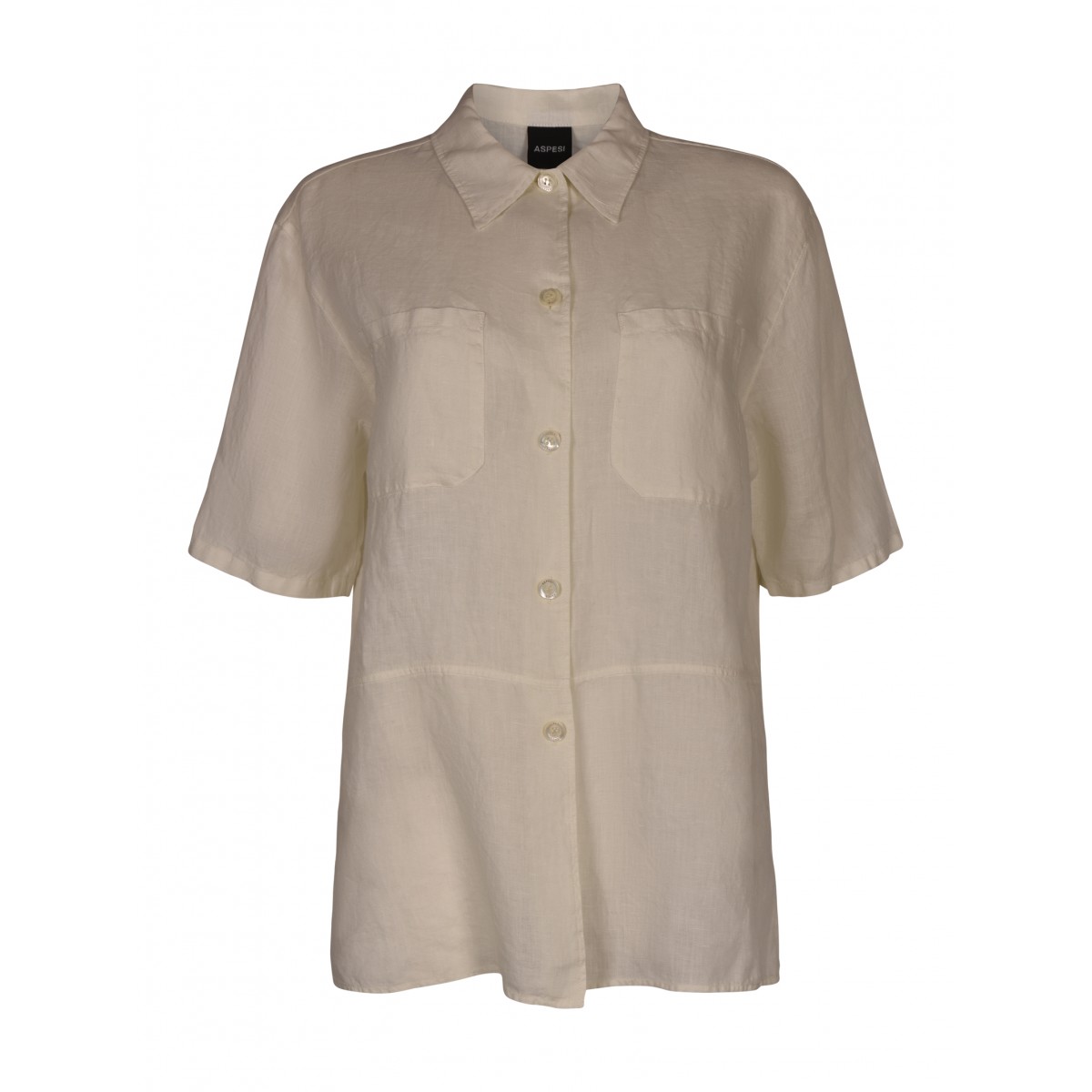 Denim Linen Shirt with chest Pockets