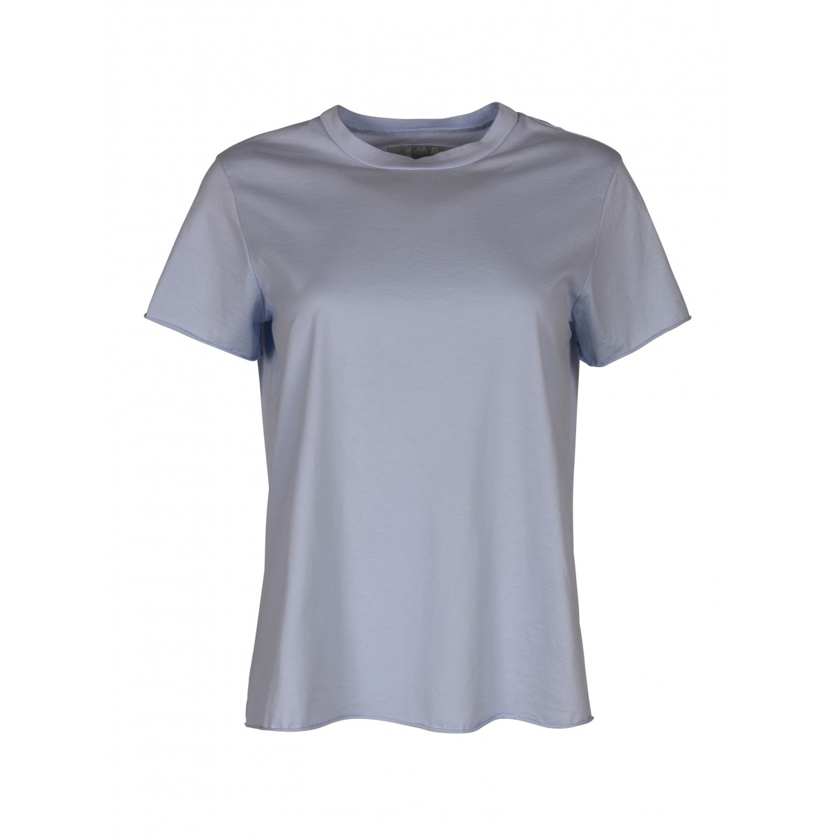 Gray Cotton Basic T-Shirt