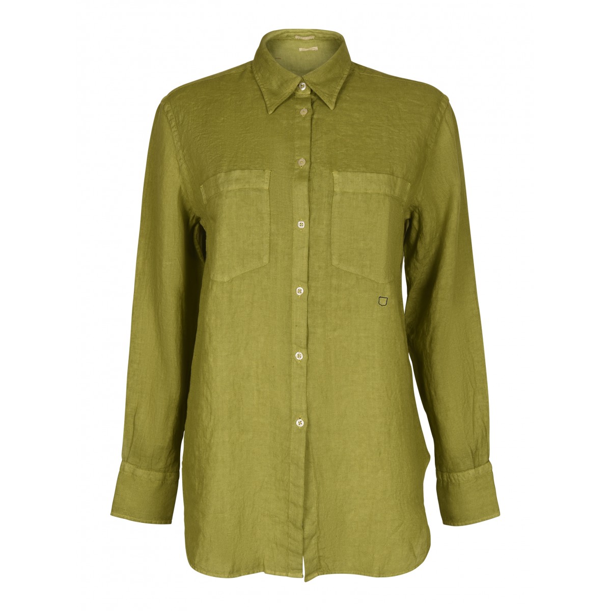 Green Linen Shirt