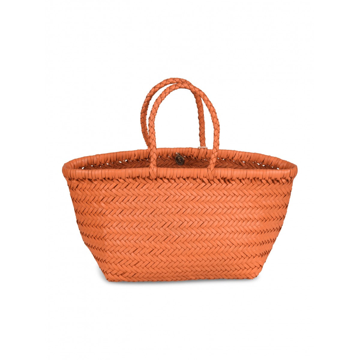 Orange Handwoven Basket Gora Tote Bag