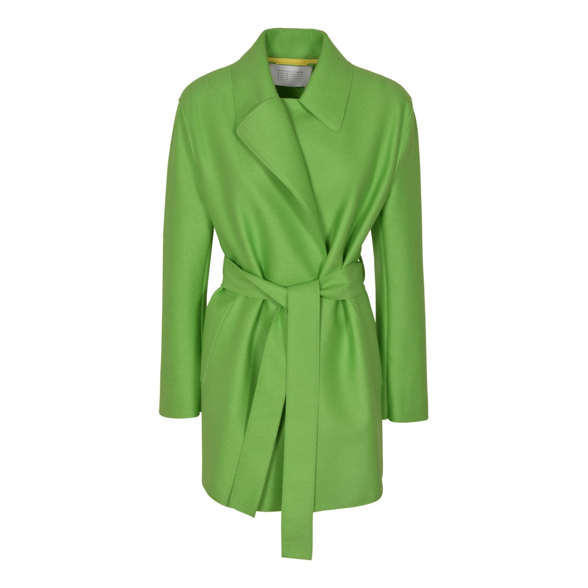 apple green coat